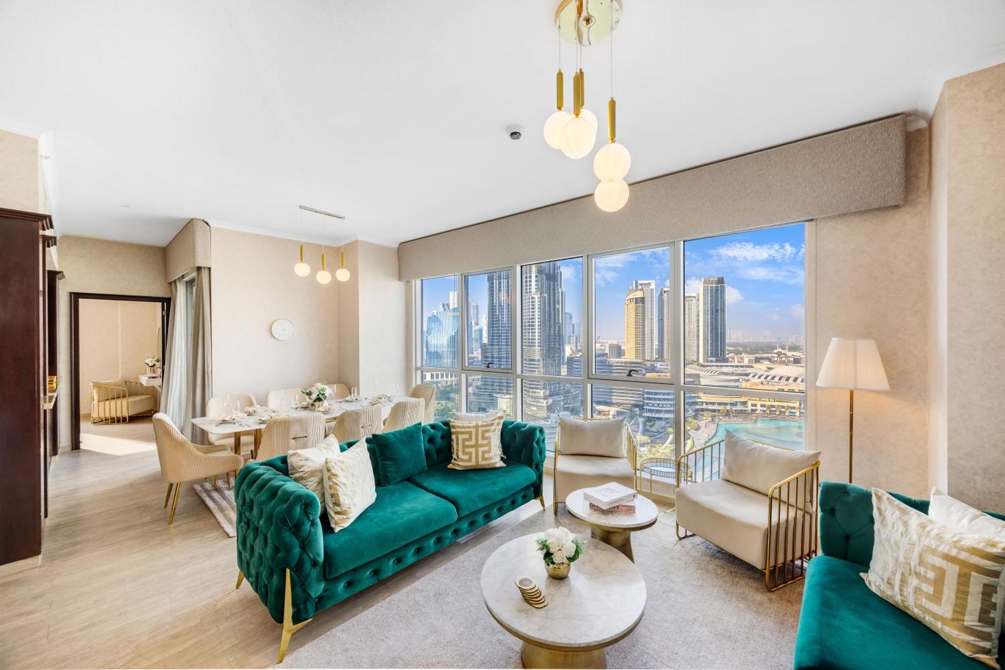 Durrani Homes - Grandiose 5Br Besides Dubai Mall With Burjkhalifa And Fountain View Exterior foto