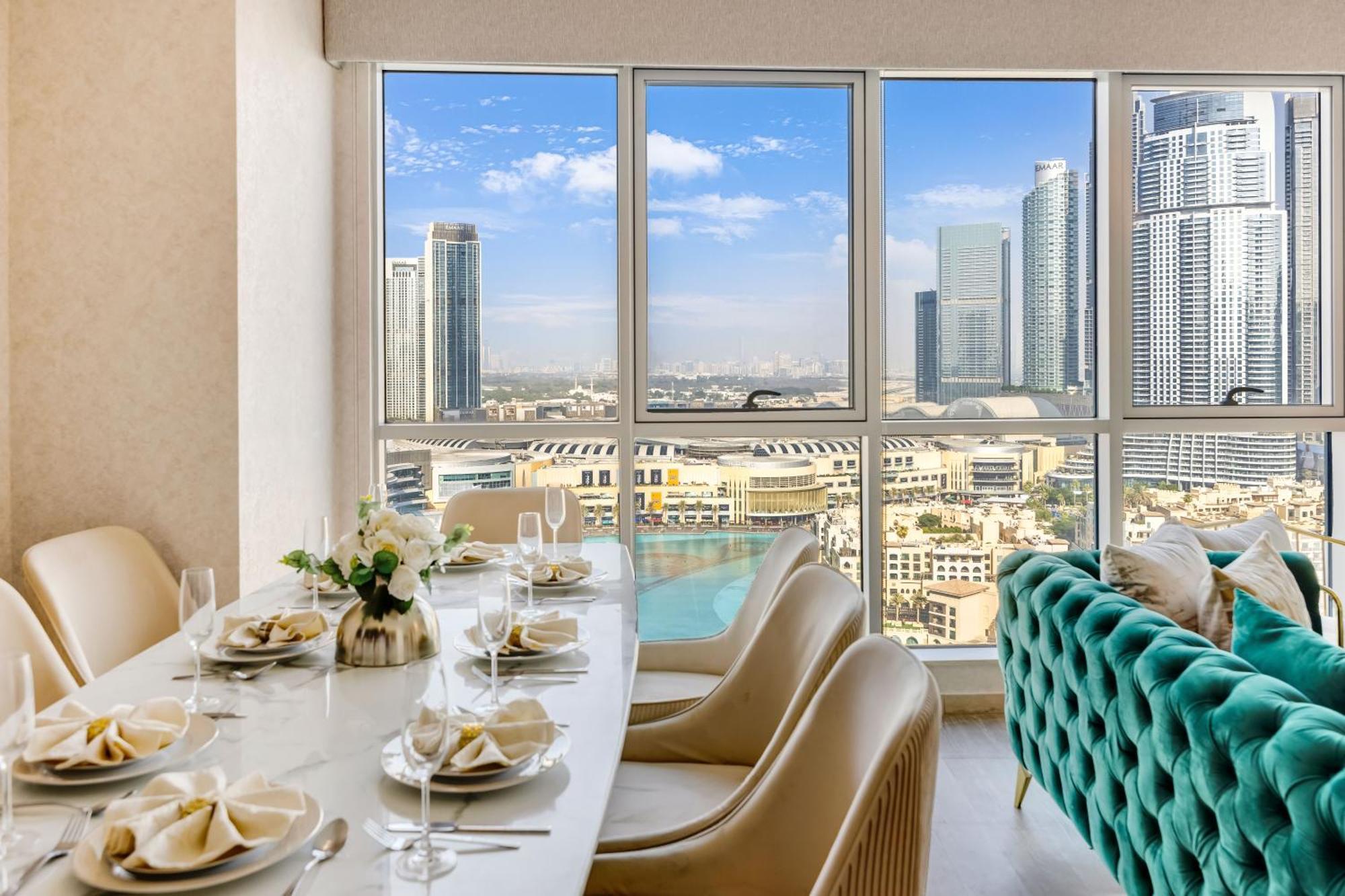 Durrani Homes - Grandiose 5Br Besides Dubai Mall With Burjkhalifa And Fountain View Exterior foto