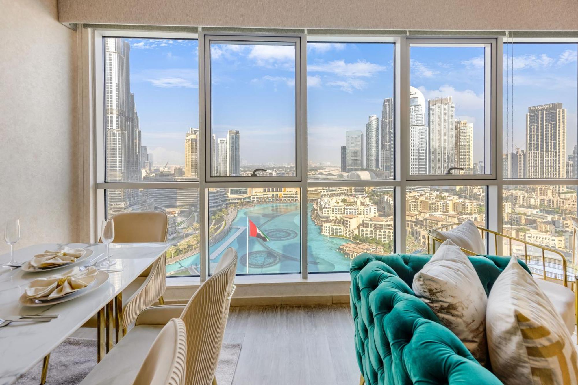 Durrani Homes - Grandiose 5Br Besides Dubai Mall With Burjkhalifa And Fountain View Exterior foto